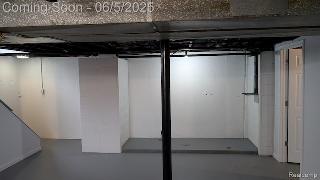 11657 Engleman Rd, Warren, MI 48089 - view of unfinished basement