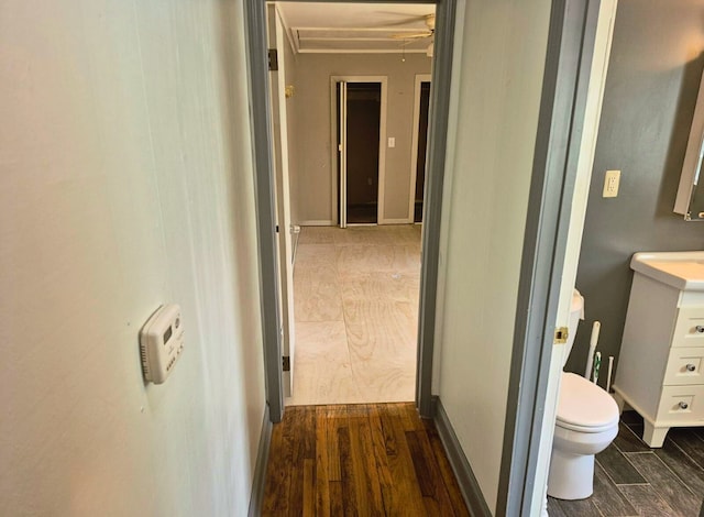 3188 Bessie St, Auburn Hills, MI 48326 - hallway featuring baseboards