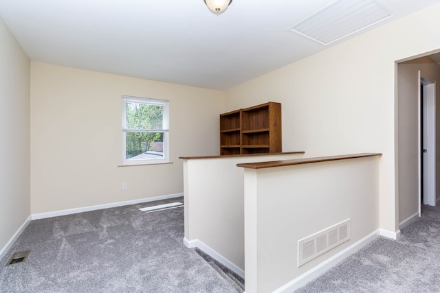 41944 Cherry Hill Rd, Novi, MI 48375 - spare room with carpet, attic access, and baseboards