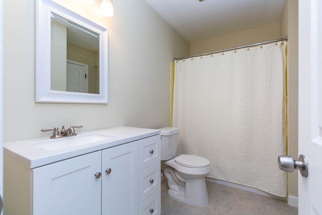 41944 Cherry Hill Rd, Novi, MI 48375 - full bath with toilet, vanity, and tile patterned flooring