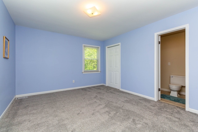 41944 Cherry Hill Rd, Novi, MI 48375 - unfurnished bedroom with carpet, baseboards, a closet, and connected bathroom