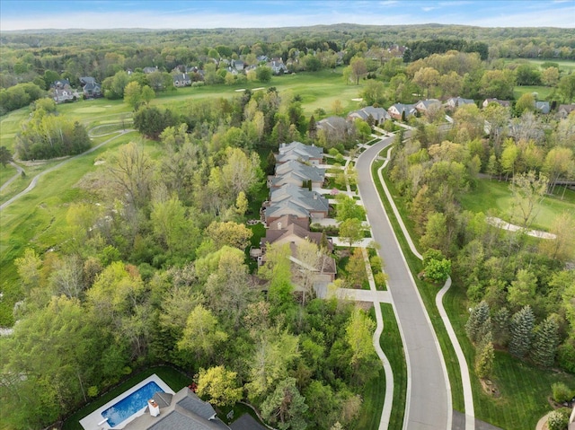 4735 Oakhurst Ridge Rd, Clarkston, MI 48348 - view of property location featuring nearby suburban area and a heavily wooded area
