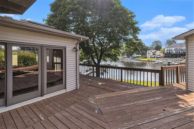926 Brighton Lake Rd, Brighton, MI 48116 - deck with a water view