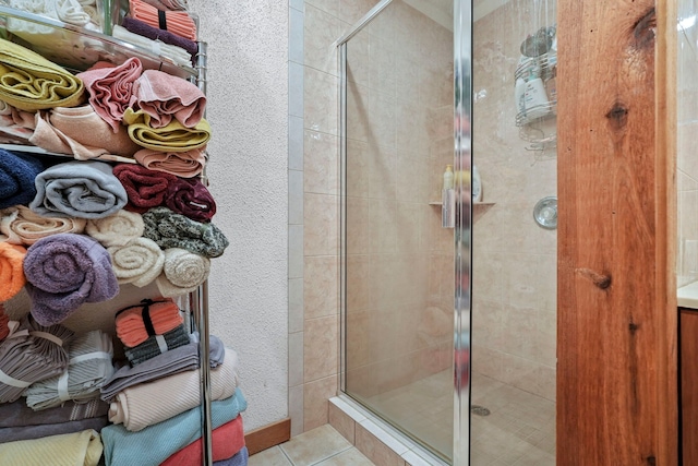 19303 Fenmore St, Detroit, MI 48235 - full bathroom with a shower stall and tile patterned flooring