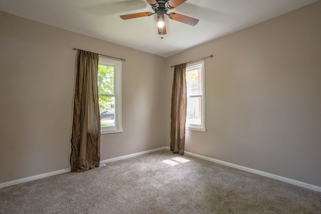 29255 Rymal St, Roseville, MI 48066 - carpeted spare room with ceiling fan and baseboards