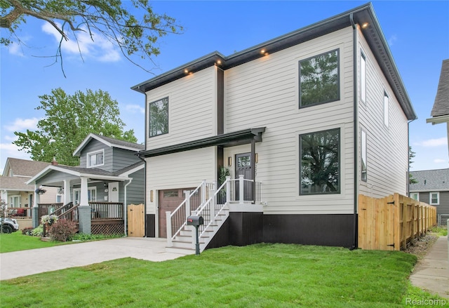 227 W Houstonia Ave, Royal Oak, MI 48073 - view of front of property with concrete driveway