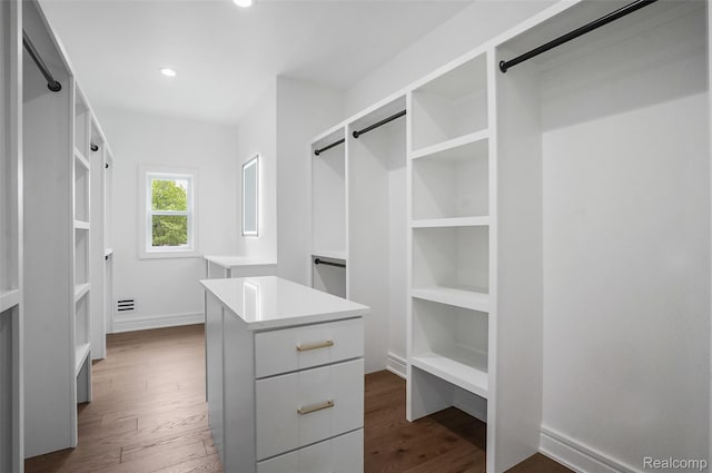 4112 Elmhurst Ave, Royal Oak, MI 48073 - spacious closet with dark wood-style floors