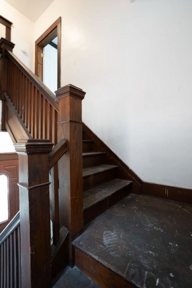 view of staircase