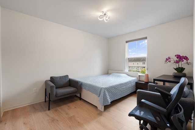 1071 N Sherman Dr Unit B, Royal Oak, MI 48067 - bedroom with light wood-style floors