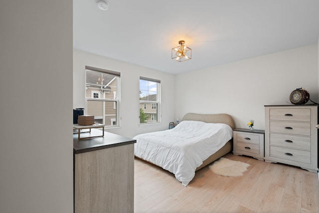 1071 N Sherman Dr Unit B, Royal Oak, MI 48067 - bedroom with light wood-type flooring