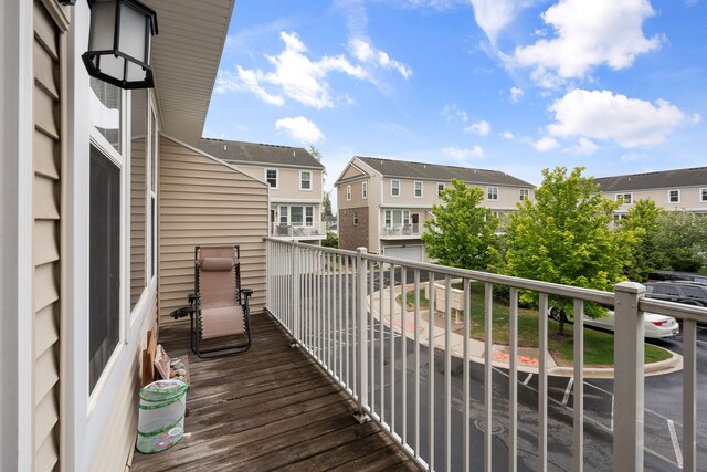 1071 N Sherman Dr Unit B, Royal Oak, MI 48067 - balcony featuring a residential view