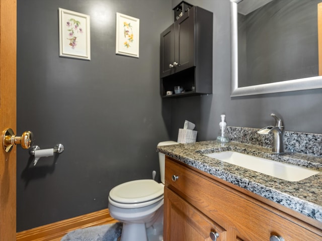 3097 Lansdowne Rd, Waterford, MI 48329 - half bath featuring toilet and vanity