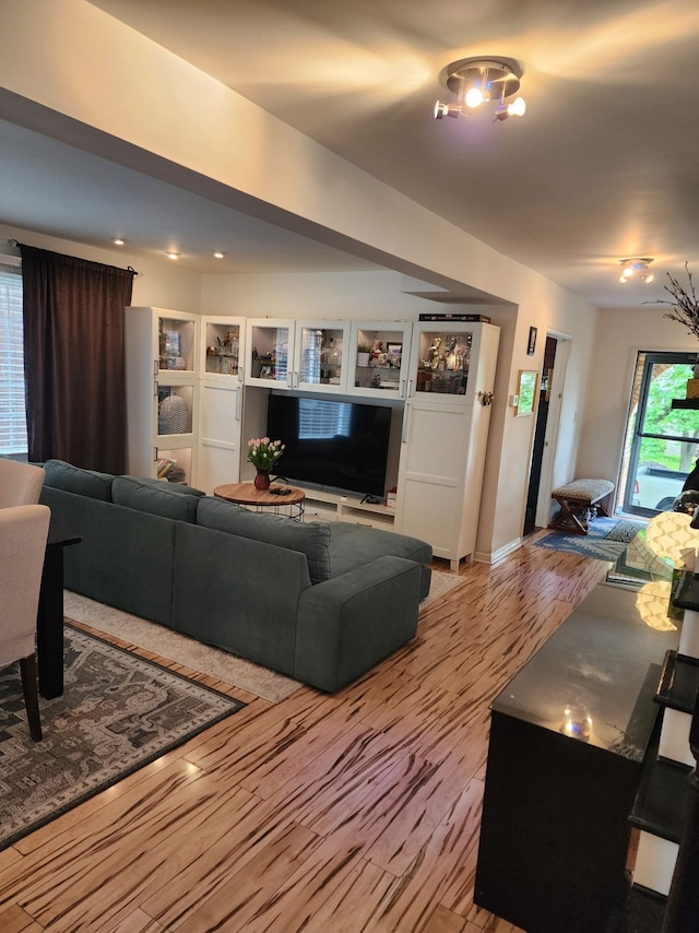 2713 Trowbridge St, Hamtramck, MI 48212 - living room featuring light wood-type flooring