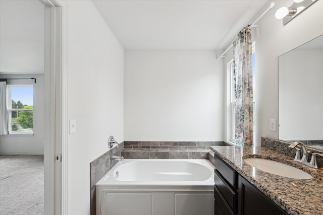 3236 Curtis, Wixom, MI 48393 - full bathroom with vanity and a garden tub