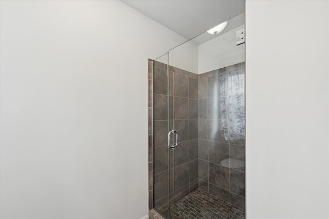 3236 Curtis, Wixom, MI 48393 - full bath with a shower stall and baseboards