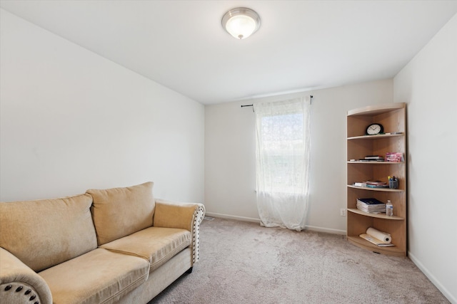 3236 Curtis, Wixom, MI 48393 - carpeted living room with baseboards