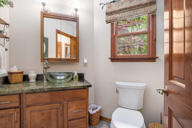 14965 Loon Lake Dr, Bellevue, MI 49021 - half bathroom with toilet and vanity