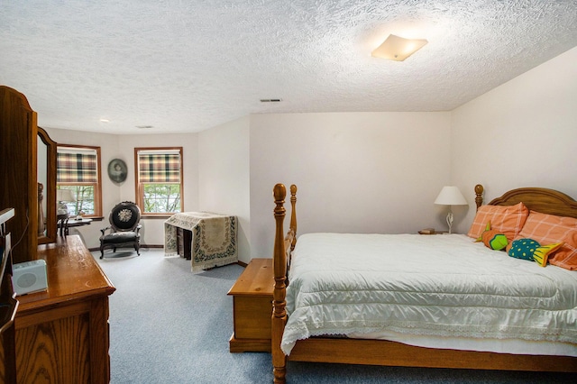 14965 Loon Lake Dr, Bellevue, MI 49021 - carpeted bedroom with a textured ceiling