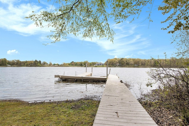 14965 Loon Lake Dr, Bellevue, MI 49021 - dock featuring a water view