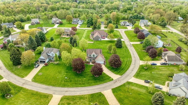 1287 Deer Run, Grass Lake, MI 49240 - aerial perspective of suburban area