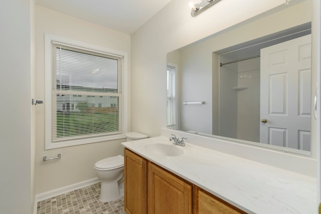 1141 Marquette Ct, Rochester Hills, MI 48307 - full bath featuring toilet, healthy amount of natural light, vanity, and baseboards