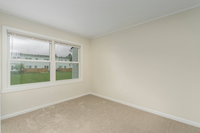 1141 Marquette Ct, Rochester Hills, MI 48307 - carpeted spare room featuring baseboards and crown molding