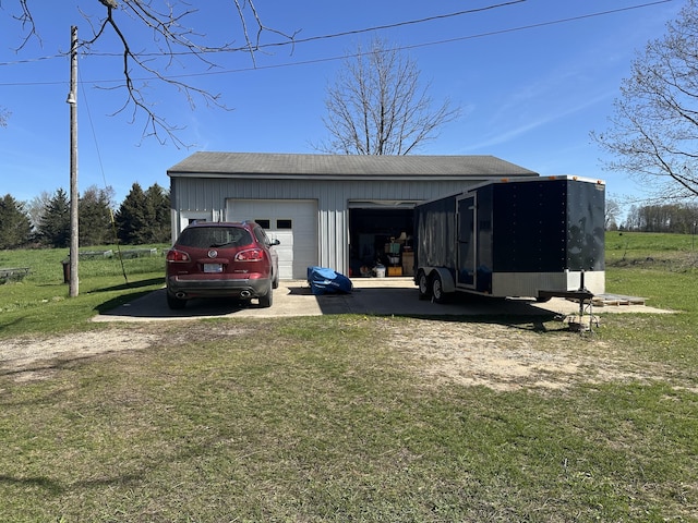 5342 E Fountain Rd, Fountain, MI 49410 - view of detached garage