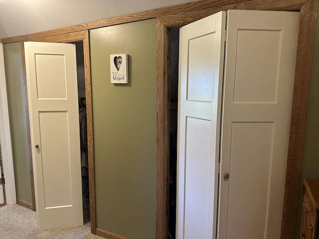 5342 E Fountain Rd, Fountain, MI 49410 - hallway with carpet