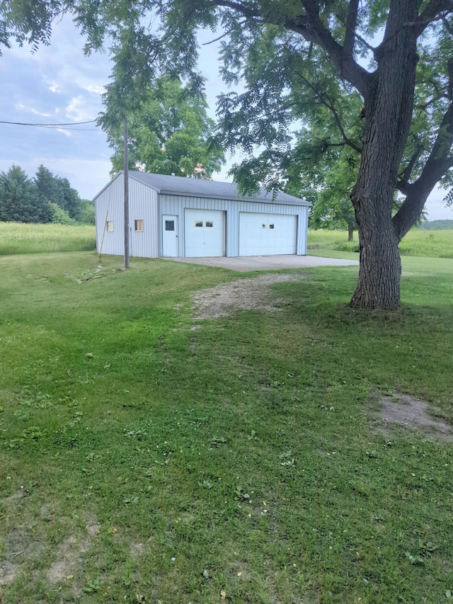 5342 E Fountain Rd, Fountain, MI 49410 - view of detached garage