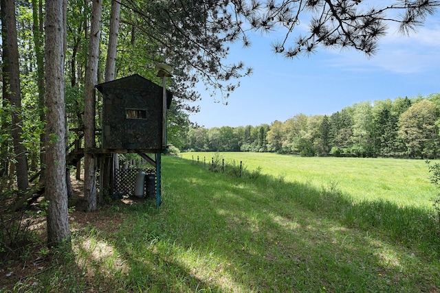 2103 E Newark Rd, Lapeer, MI 48446 - view of yard featuring a forest view and a view of countryside