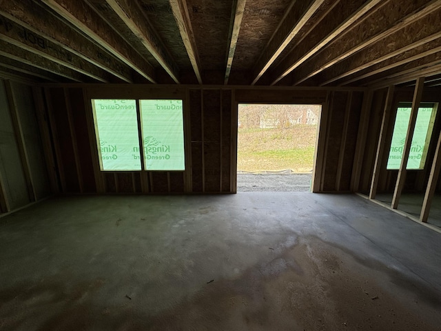 1537 N Village Cir, Kalamazoo, MI 49009 - miscellaneous room with unfinished concrete flooring