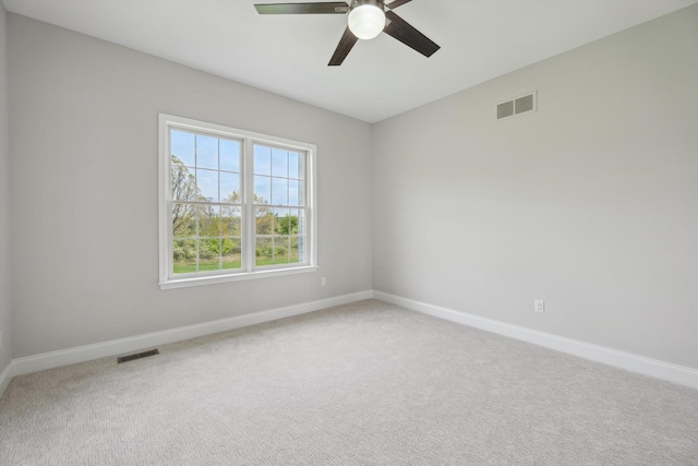 1840 Tapadera Dr, Ann Arbor, MI 48103 - empty room with baseboards, ceiling fan, and carpet flooring