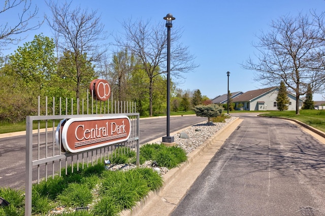 1 Sanctuary Way, Freeland, MI 48623 - view of asphalt street with street lights and curbs