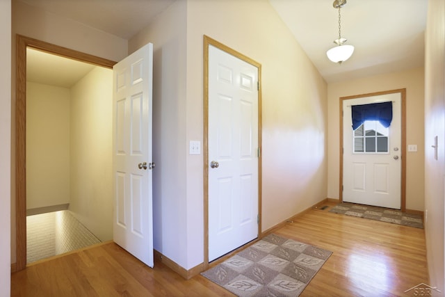 1 Sanctuary Way, Freeland, MI 48623 - entrance foyer with light wood finished floors and baseboards