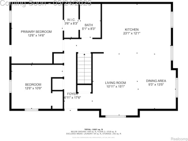 508 Chamberlain St Unit 8, Flushing, MI 48433 - home floor plan