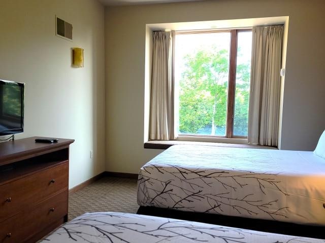 2400 Troon S, Bellaire, MI 49615 - carpeted bedroom with baseboards