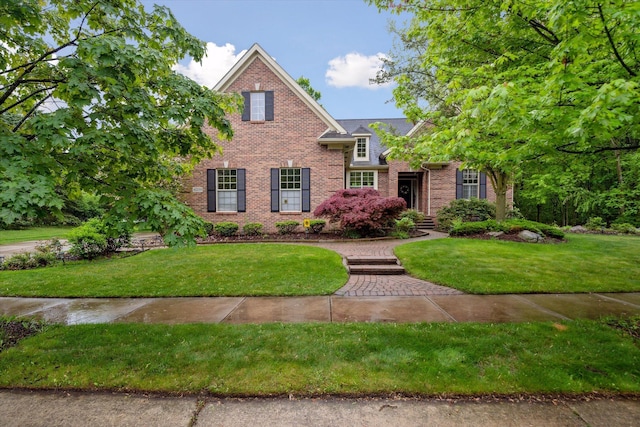42259 White Hart Blvd, Canton, MI 48188 - view of front of house with brick siding and a front yard