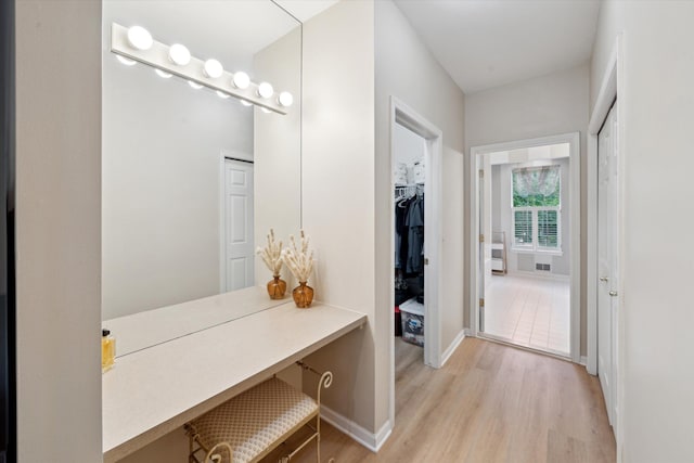 42259 White Hart Blvd, Canton, MI 48188 - corridor featuring light wood-type flooring and baseboards
