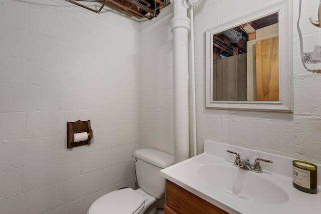212 W Mckay St, Saline, MI 48176 - bathroom with toilet and vanity