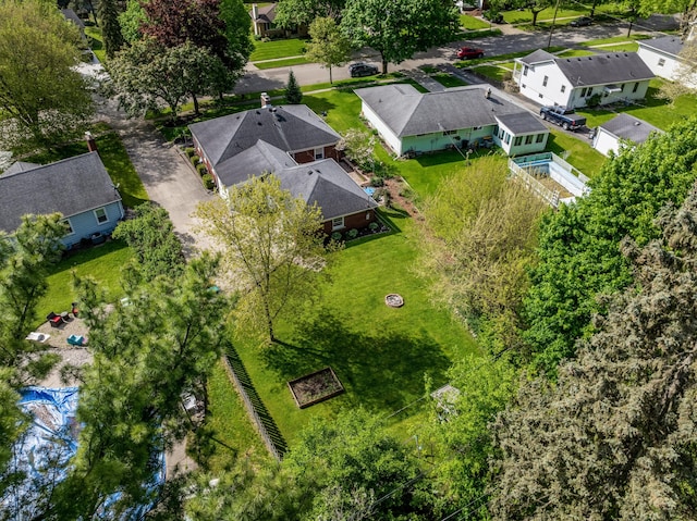 212 W Mckay St, Saline, MI 48176 - aerial perspective of suburban area