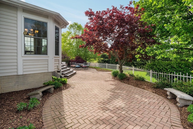 1433 Bicentennial Pkwy, Ann Arbor, MI 48108 - view of patio / terrace featuring fence