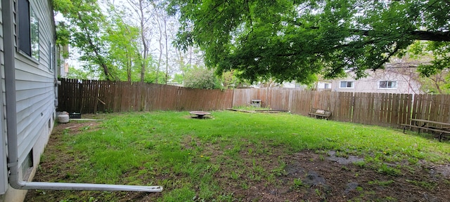 21276 Abrahm St, Clinton Township, MI 48035 - view of yard featuring a fire pit