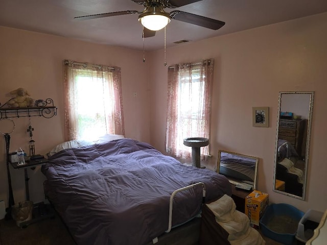 28465 John Hauk St, Garden City, MI 48135 - bedroom with multiple windows and a ceiling fan