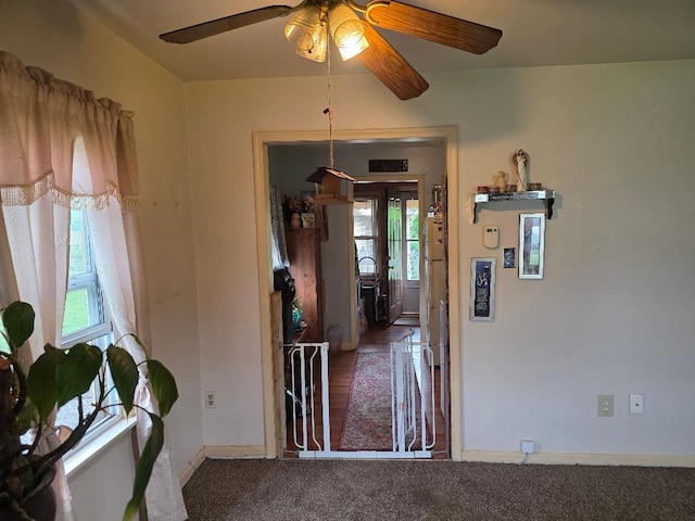 28465 John Hauk St, Garden City, MI 48135 - hall featuring baseboards and carpet