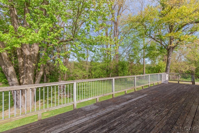 601 N Occidental Rd, Tecumseh, MI 49286 - wooden deck with a yard