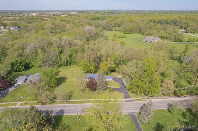 601 N Occidental Rd, Tecumseh, MI 49286 - aerial view of a heavily wooded area
