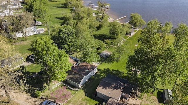 3309 Dumont Lake Dr, Allegan, MI 49010 - drone / aerial view of a nearby body of water