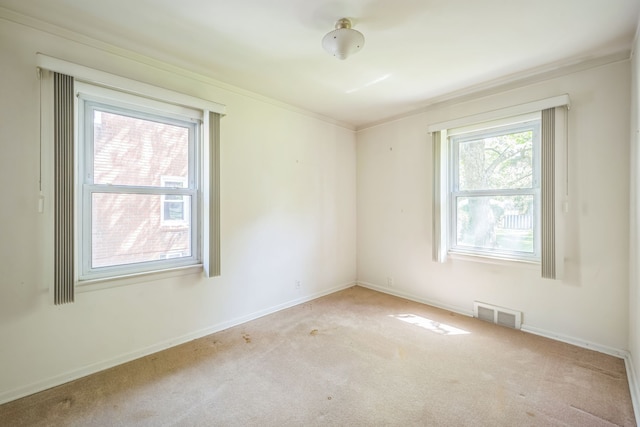 13970 Crosley, Redford, MI 48239 - carpeted empty room with ornamental molding and baseboards