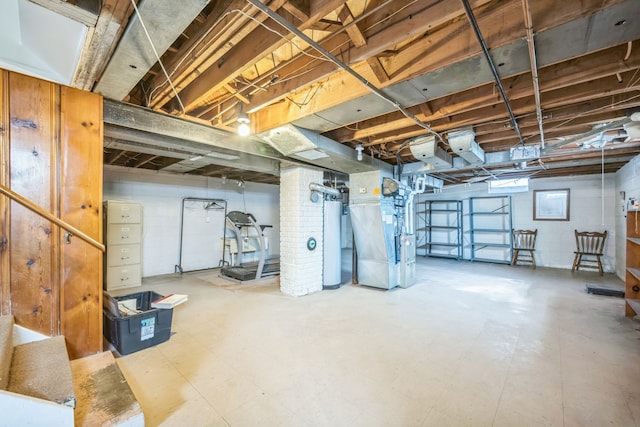 13970 Crosley, Redford, MI 48239 - unfinished below grade area featuring heating unit
