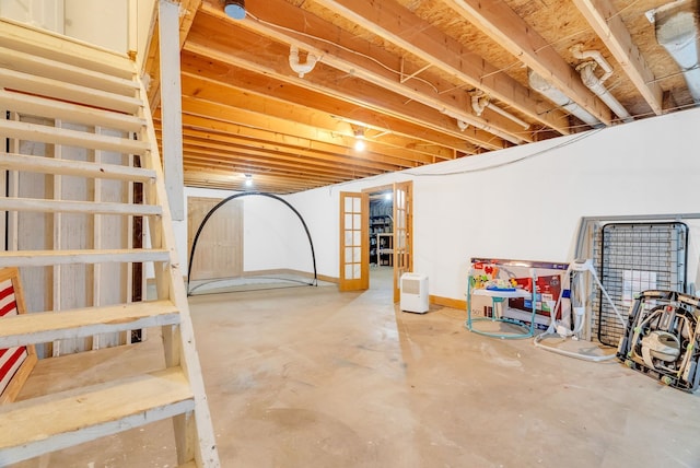 144 Westshore Dr, Jerome, MI 49249 - view of unfinished below grade area